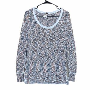WE THE FREE Marled Confetti Crew Neck Sweater Size M